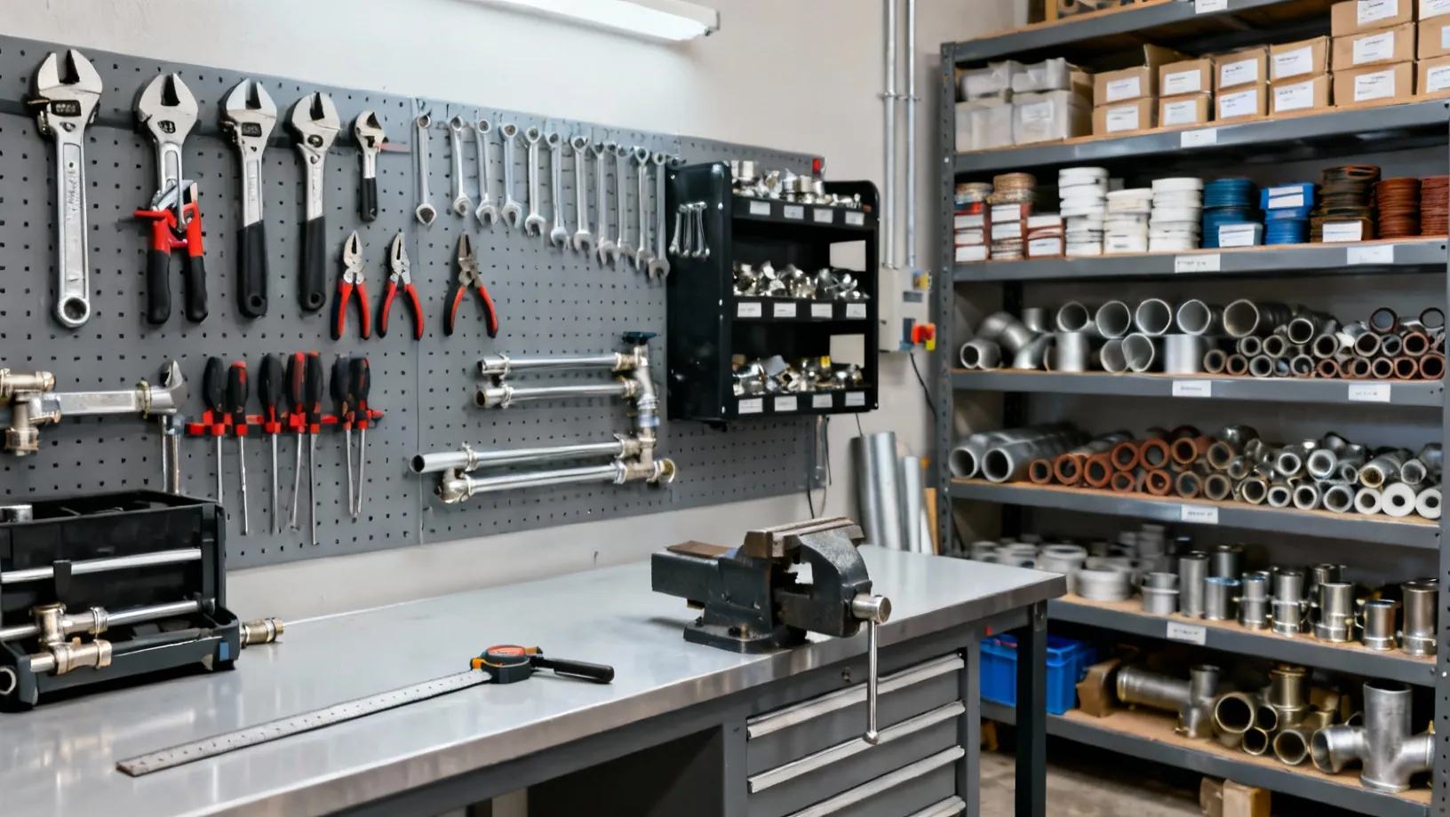 Atelier professionnel de plomberie à Grenoble