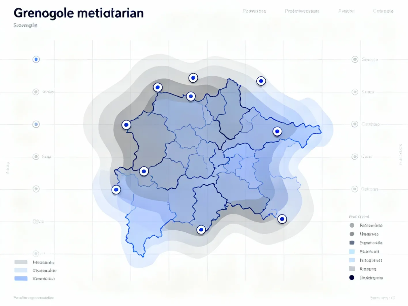 Carte de la zone d'intervention à Grenoble